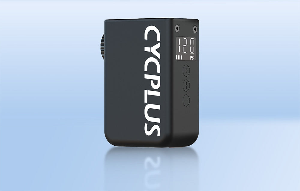 Cycplus AS2 ULTRA Mini Electric Pump 120 PSI LED USB-C For Bicycle Manufacturer code AS2 ULTRA
