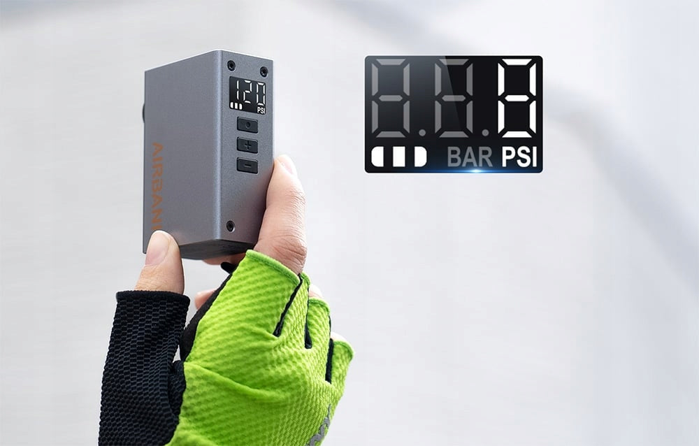 Cycplus AS220 PRO Pocket 2 Pro Airbank Mini Bicycle Pump 120 PSI USB-C Brand Cycplus