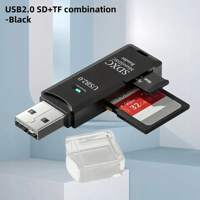 Czytnik kart pamięci USB micro SD SDHC MMC DV T-Flash do laptopa Manufacturer no brand