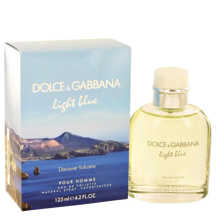 D&G DOLCE & GABBANA LIGHT BLUE DISCOVER VULCANO 125 ML EAU DE TOILETTE - RARE