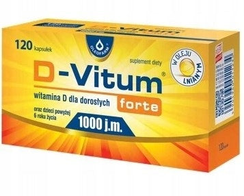 D-Vitum Forte 1000 IU 120 capsules
