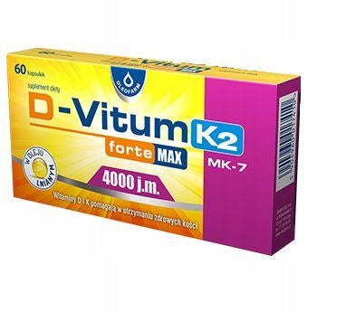 D-Vitum Forte Max 4000 IU K2, 60caps