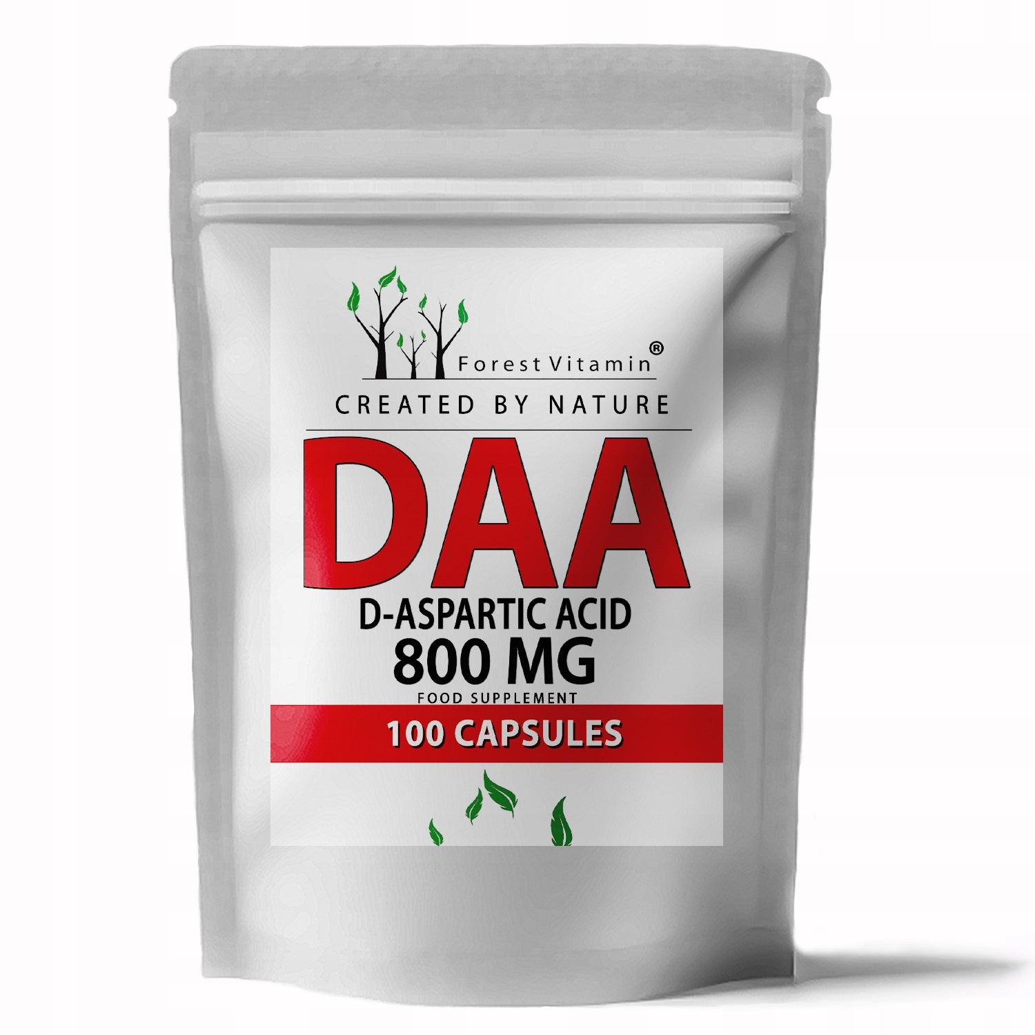 DAA 800mg 100caps TESTOSTERONE LIBIDO D-aspartic acid STRENGTH REGENERATION Expiration date at least six months from the date of purchase