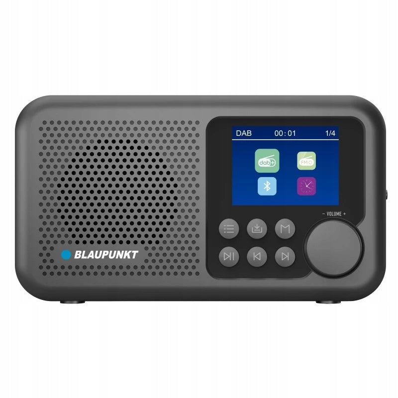 DAB+ BLAUPUNKT DR8BK BT FM Portable Radio with RDS Rechargeable Black USB-C
