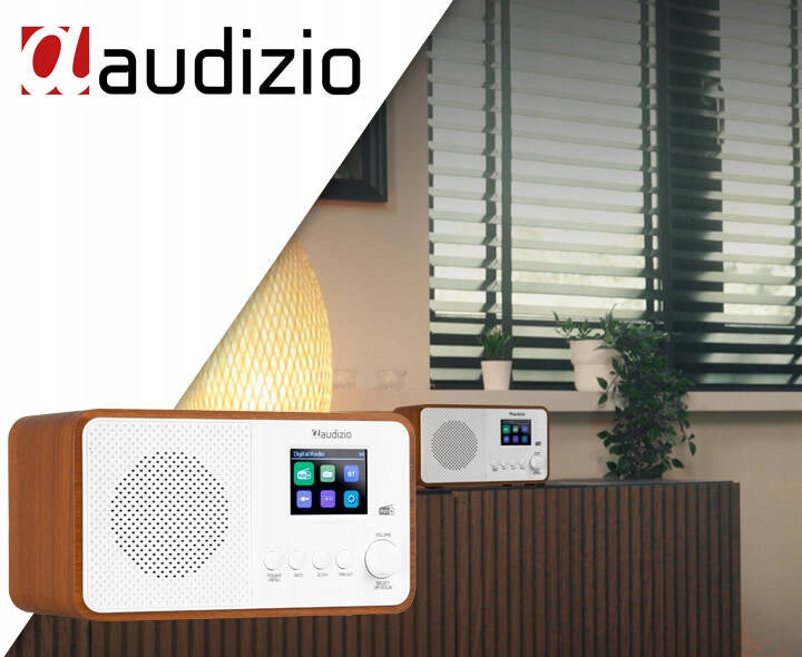 DAB+ FM Avio Digital White Kitchen Radio for Bedroom Audizio Packaging status original
