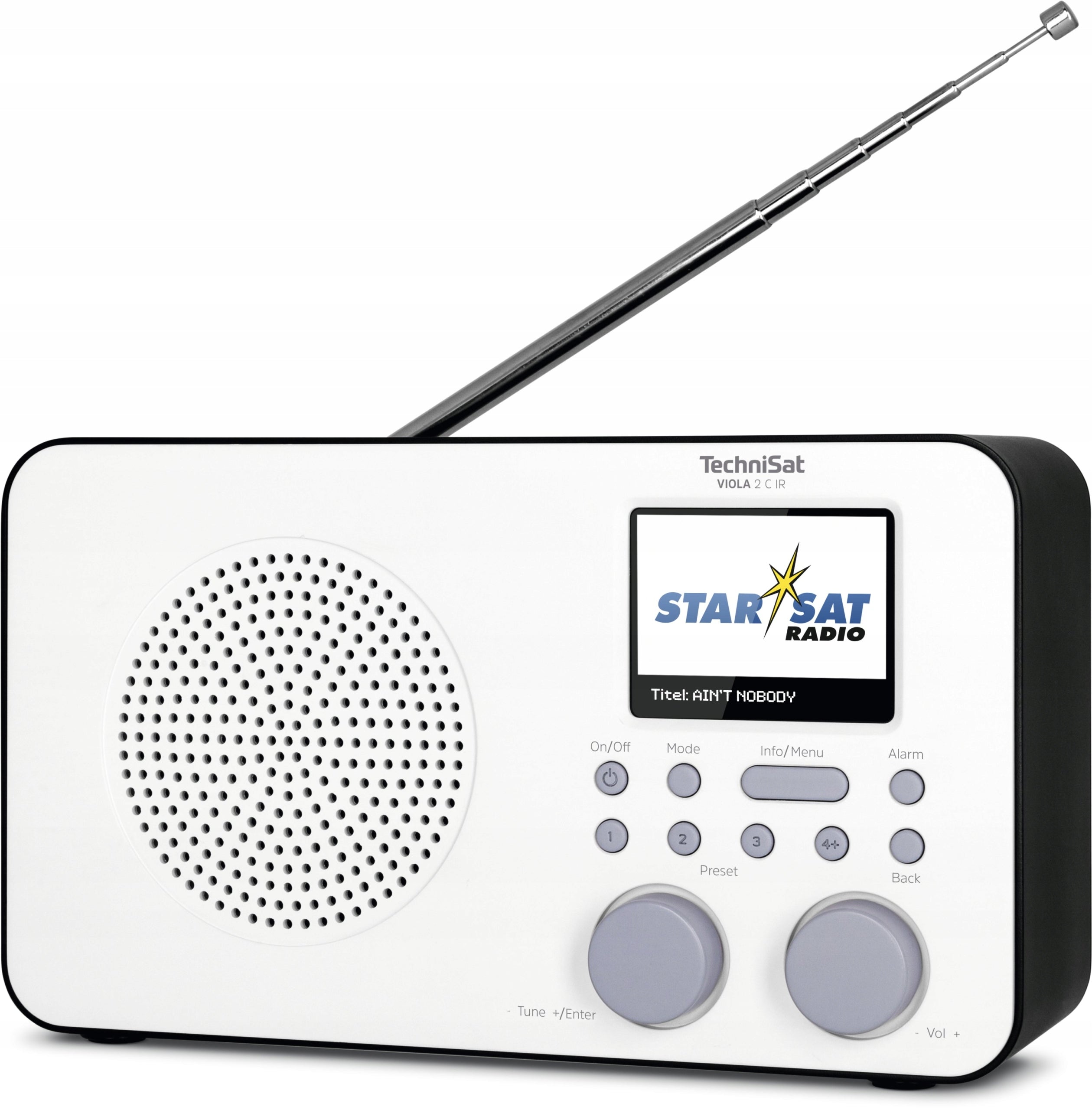 DAB+ network-battery radio, FM, Internet Wi-Fi TechniSat Viola 2 C IR Manufacturer code 0010/3933