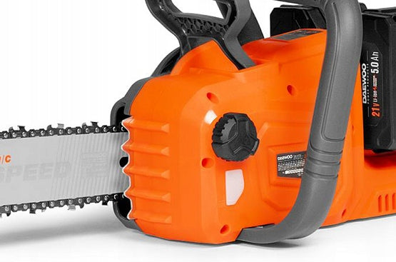 DAEWOO DACS 1642Li SET CORDLESS SAW + 2x AKU 5.0Ah + CHARGER Guide length 40 cm