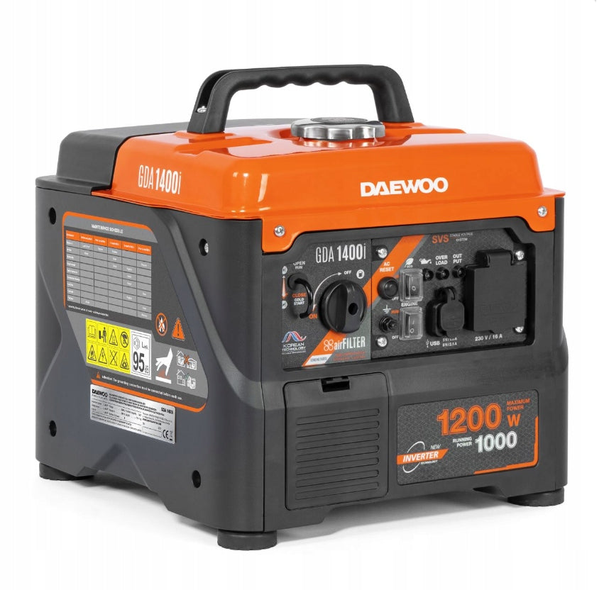 DAEWOO GENERATOR INVERTER GENERATOR SET 1,2kW PB92 1200W Brand Daewoo