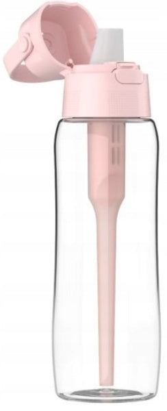 DAFI SOLID GLASS glass filter bottle with insert Baby Pink 0,6 L Packaging status original