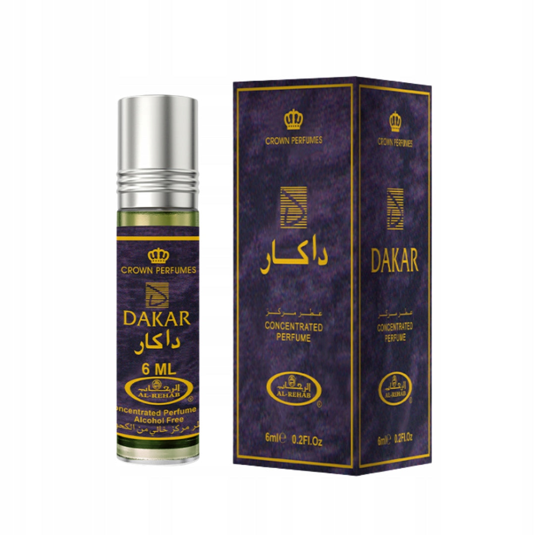 DAKAR Perfume in CPO Oil 6 ml | Al Rehab Packaging status original