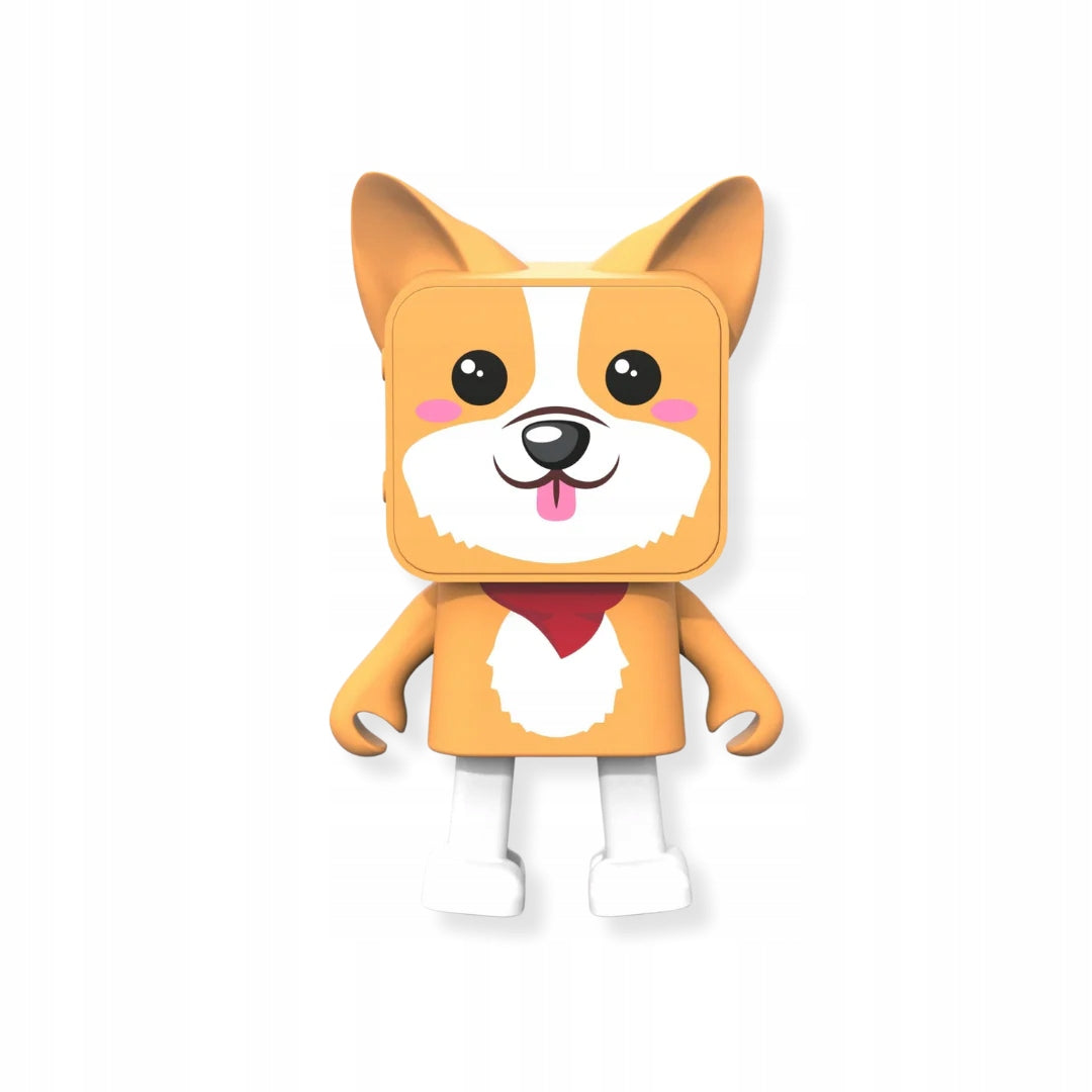 DANCING BLUETOOTH SPEAKER DANCING ANIMAL DOG CORGI MOBILITY ON BOARD