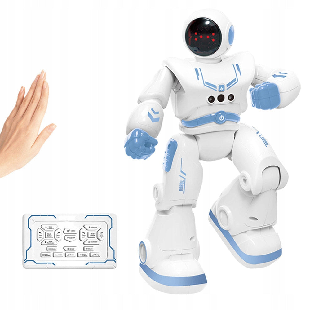 DANCING ROBOT REMOTE CONTROLLED BY HAND GESATMI REMOTE CONTROL LED PROGRAMMING