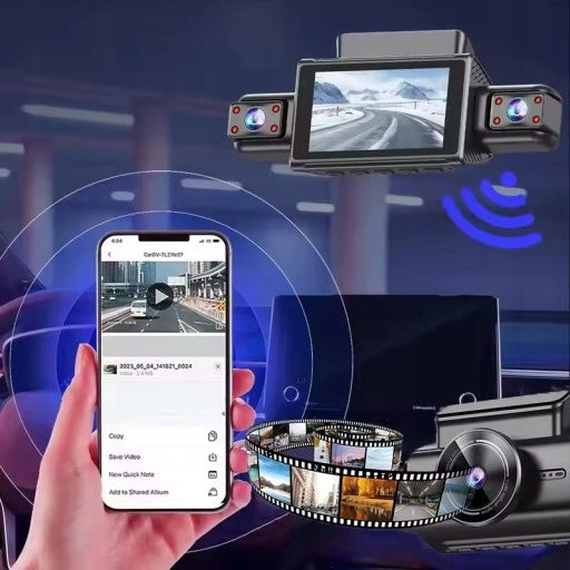 DASH CAM 360° FULL HD 1080P G-SENSOR IR NIGHT PARKING PL MENU Brand no brand