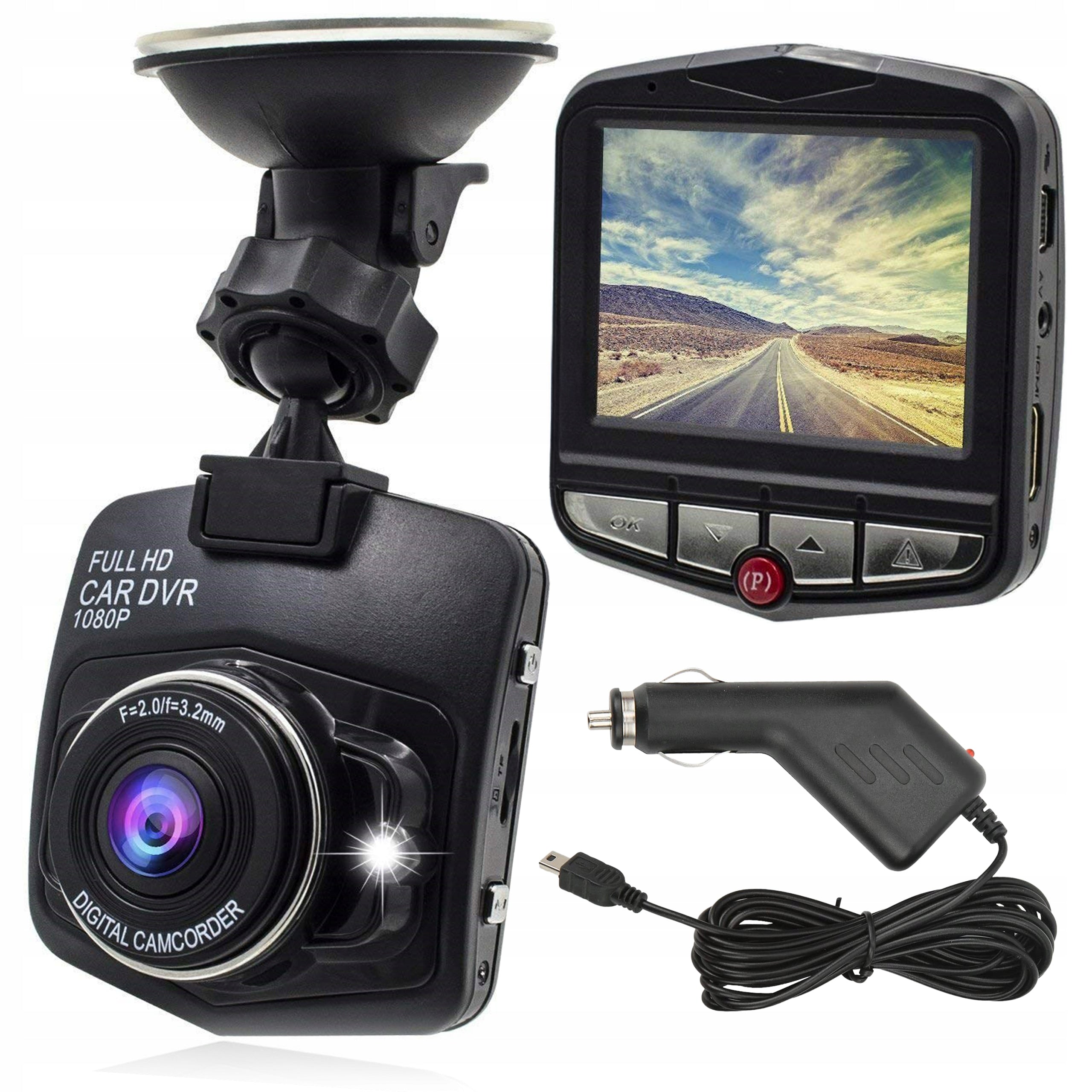 DASH CAM DRIVING VIDEO RECORDER MOTION SENSOR NIGHT MODE VIDEO