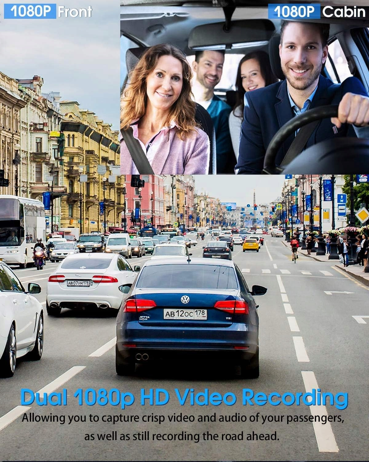 DASH CAM VIDEO RECORDER DUAL CAMERA FULL HD RECORDER Brand no brand