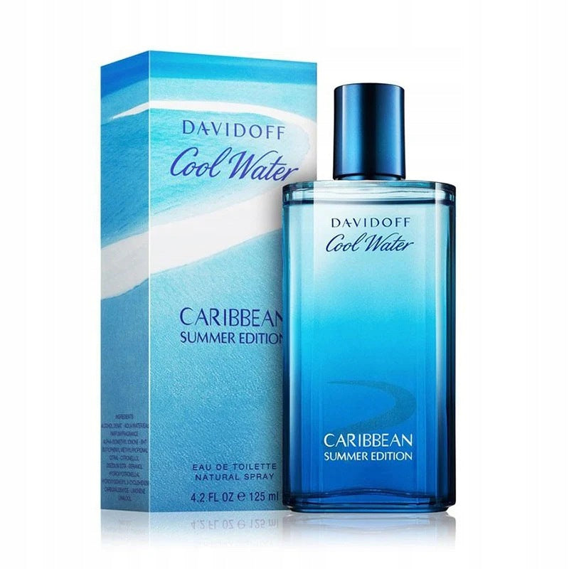 DAVIDOFF COOL WATER CARIBBEAN SUMMER EDITION 125 ML EAU DE TOILETTE UNIQUE