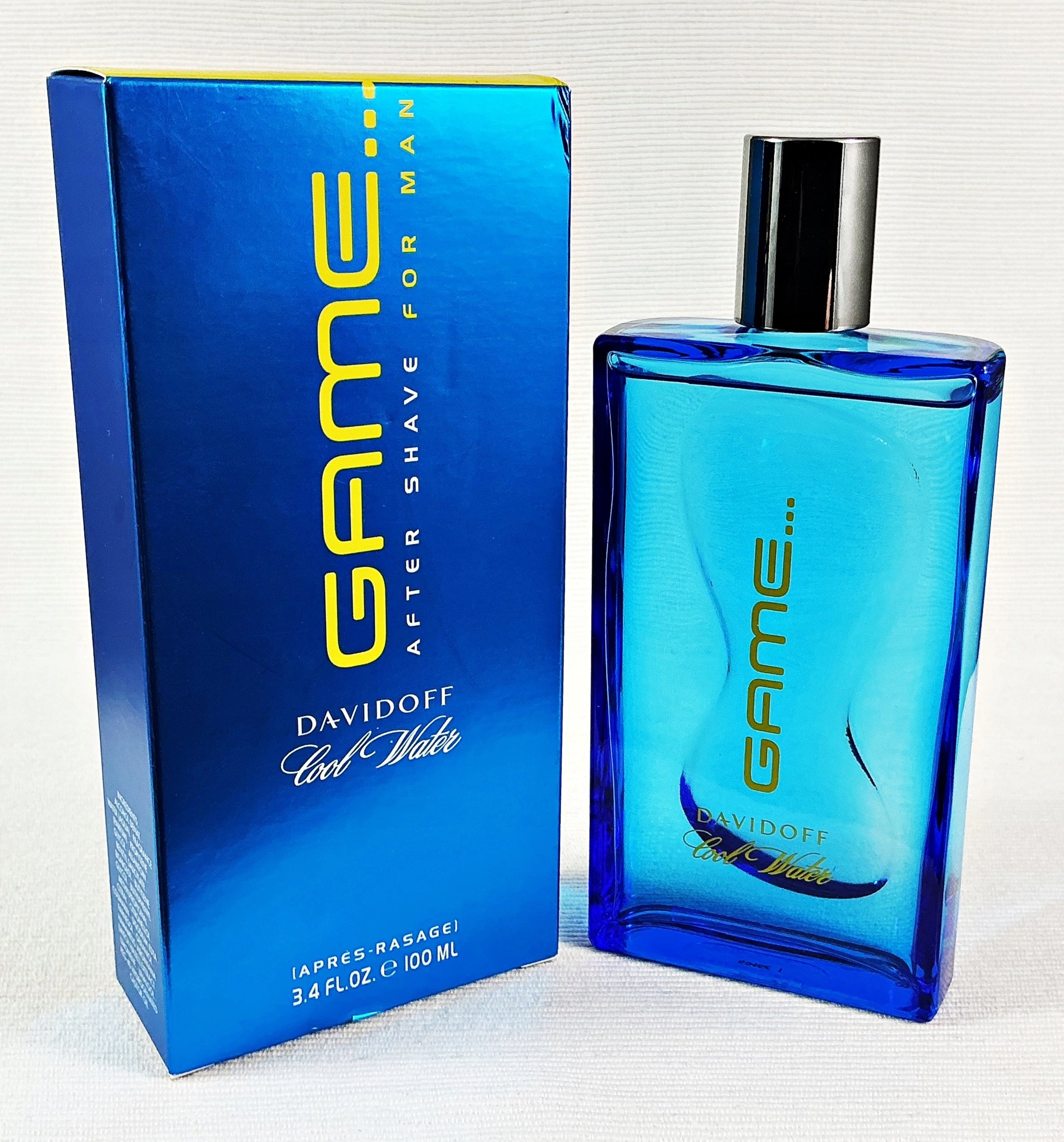 DAVIDOFF COOL WATER GAME 100 ML AFTER SHAVE UNIQUE Packaging status original
