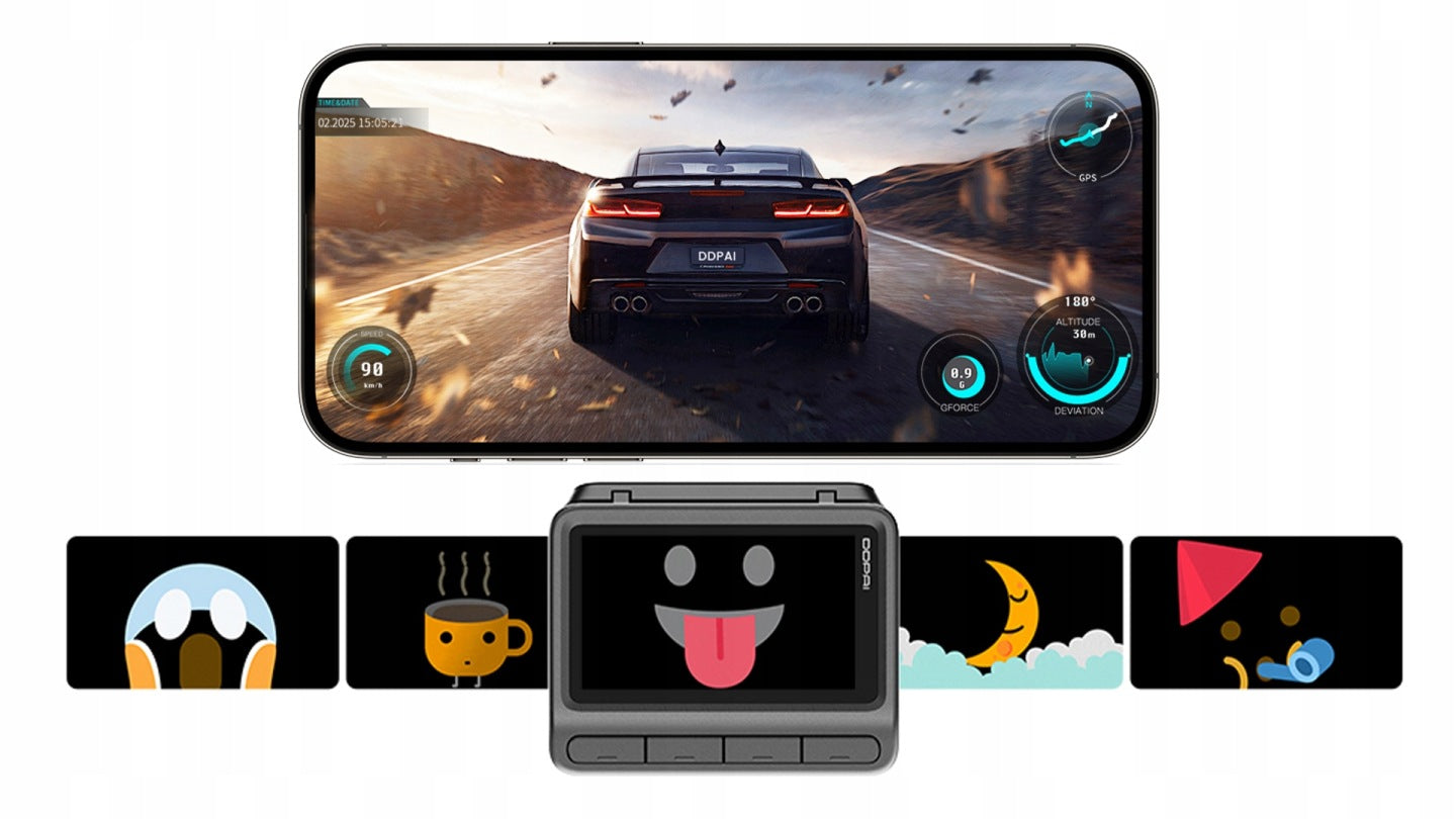 DDPAI Z60 Pro video recorder car camera 4K HDR+ rear GPS WiFi BT Packaging status original