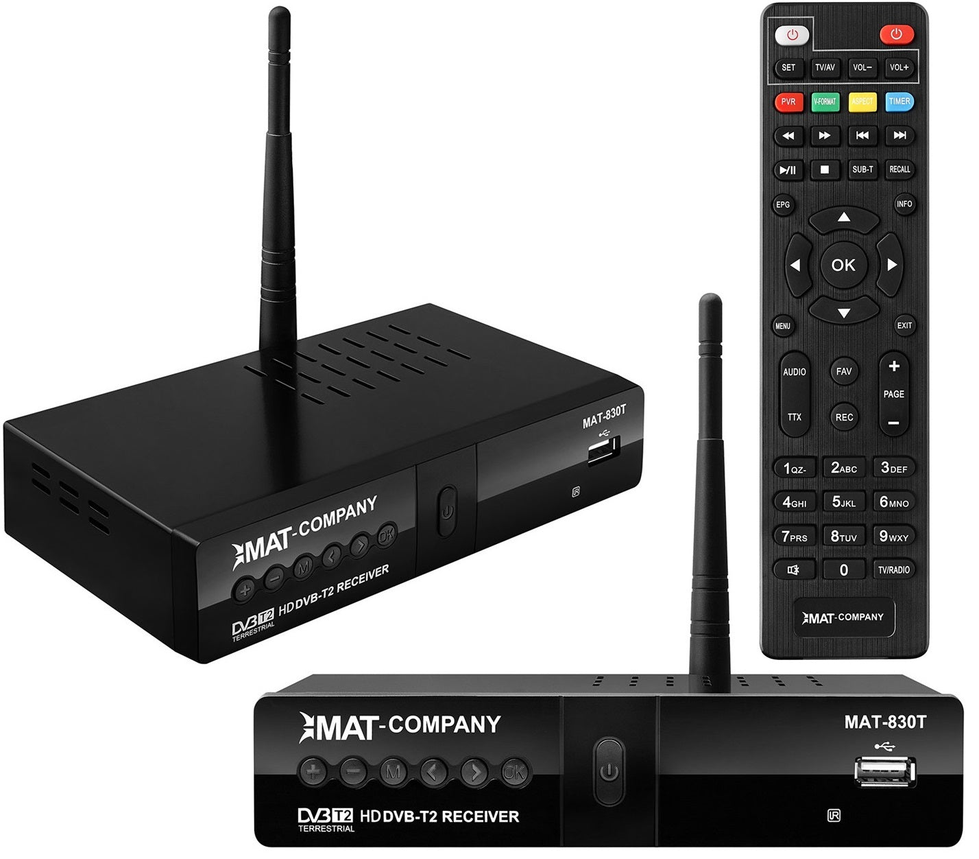 DECODER TERRESTRIAL TV TUNER HD DVB-T DVB-T2 / WiFi EAN (GTIN) 5905143018224
