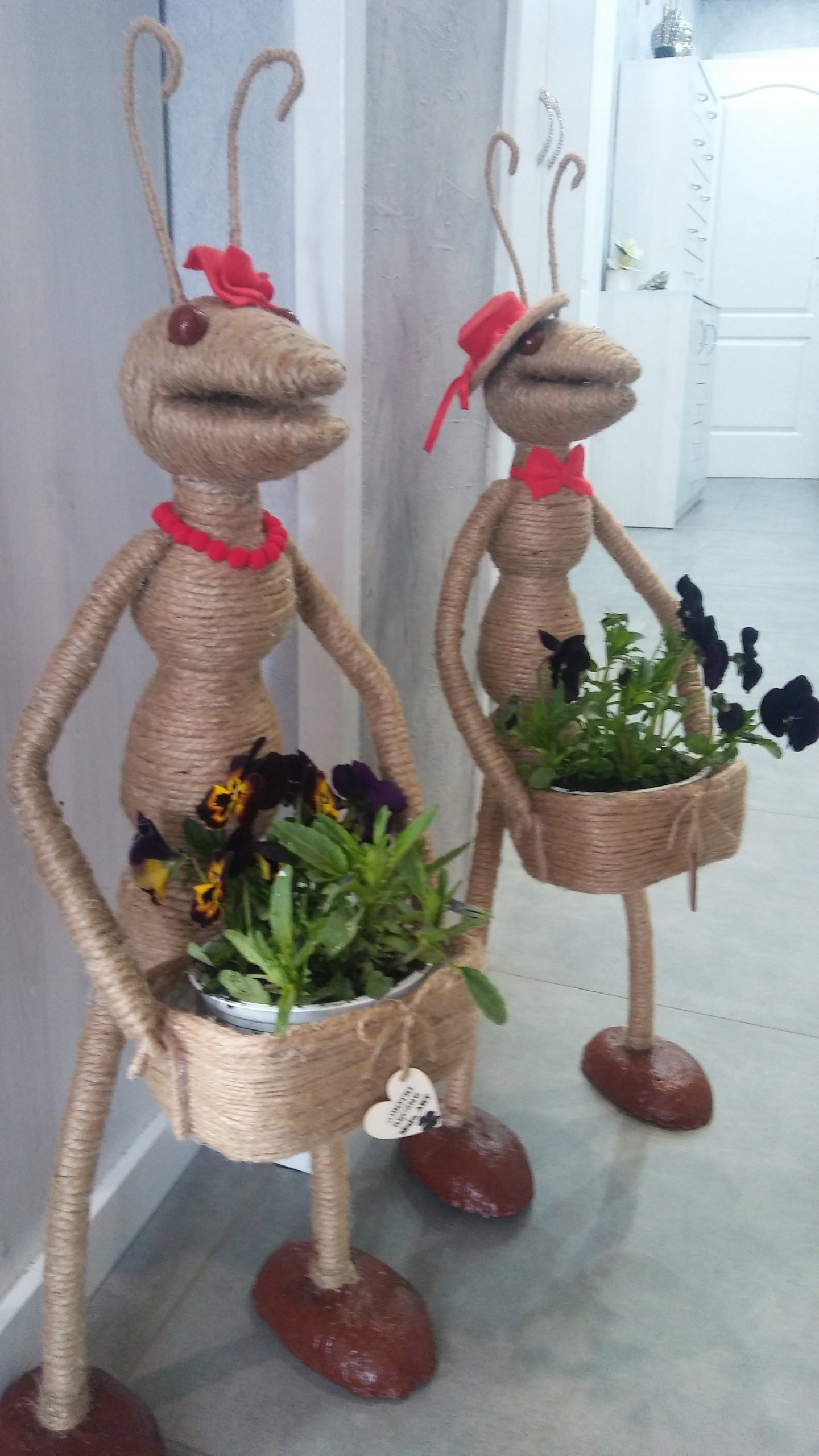 DECORATION GARDEN DECORATION FIGURINE ECO PAIR OF ANTS Manufacturer no brand