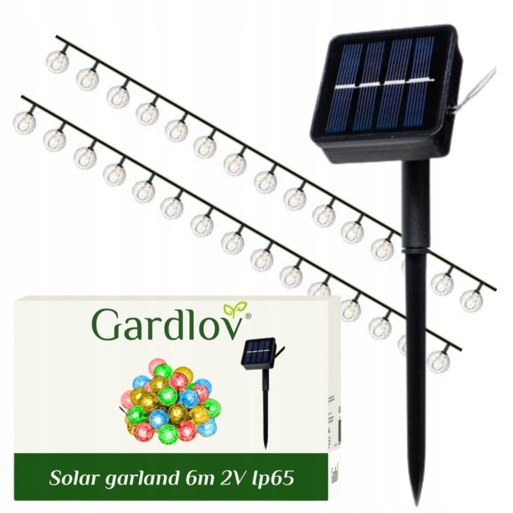 DECORATIVE SOLAR GARLAND FOR THE GARDEN