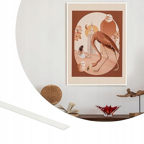 DECORATIVE STRIP SELF-ADHESIVE PVC WATERPROOF FOR WALLS 0 64 CM X 6 1