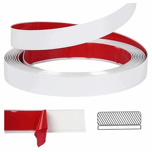 DECORATIVE STRIPS SELF-ADHESIVE PCW FLEXIBLE WHITE EDGE PROTECTION 2CM