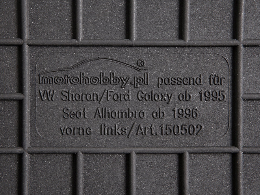 DEDICATED rugs for Ford Galaxy +STOPPERS Manufacturer Motohobby
