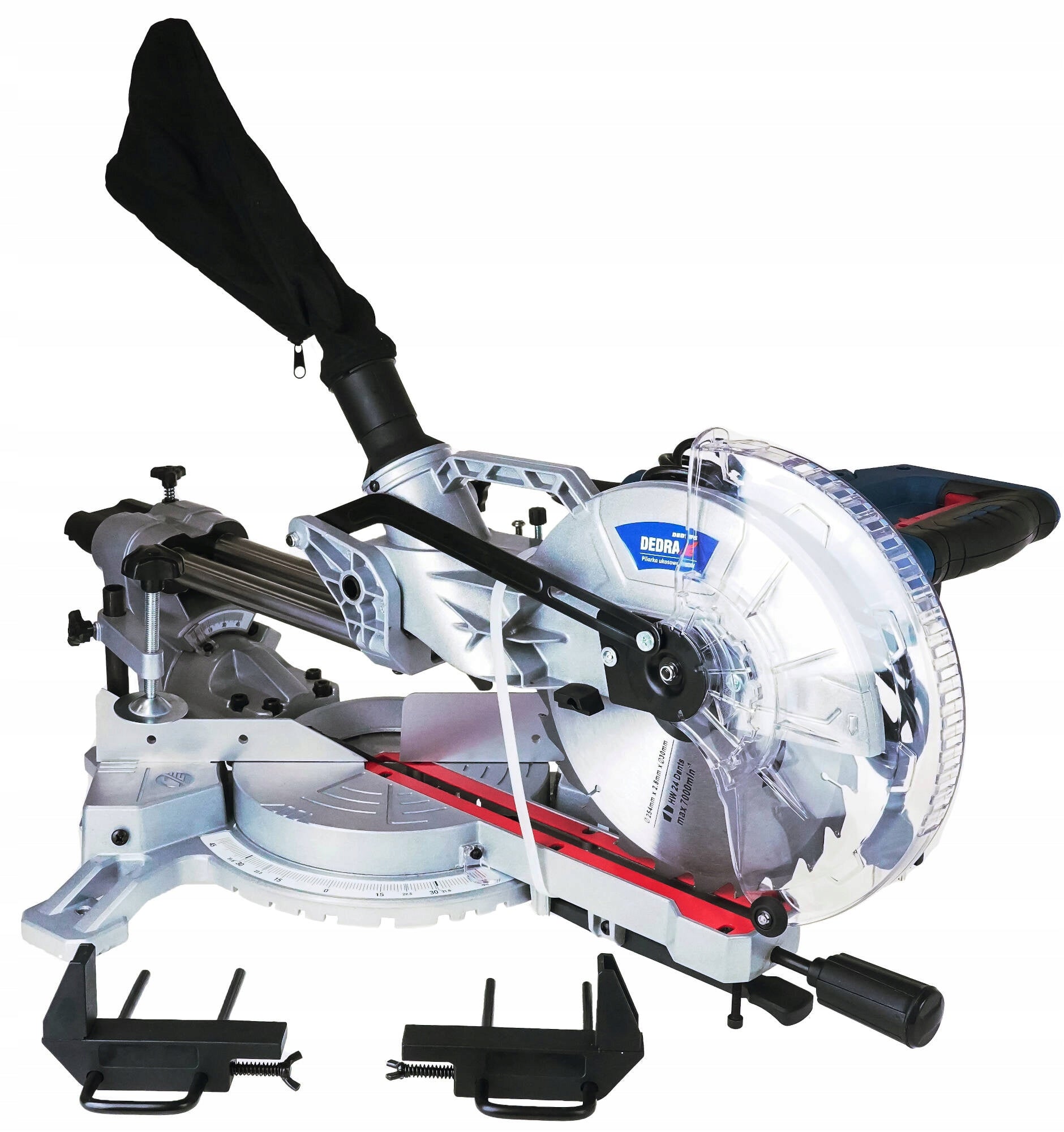 DEDRA DED7745 BEVEL SAW WITH FEED 1800W 254mm Disc diameter 254 mm