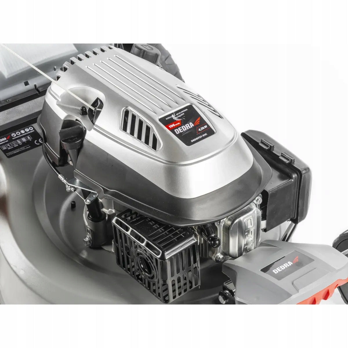 DEDRA DED8727-51C DIESEL MOWER WITH DRIVE AND SPEED CONTROL 4,2kW 51cm Tool weight 41 kg