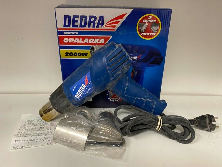DEDRA Electric heat gun 2000W DED7970 Manufacturer code DED7970