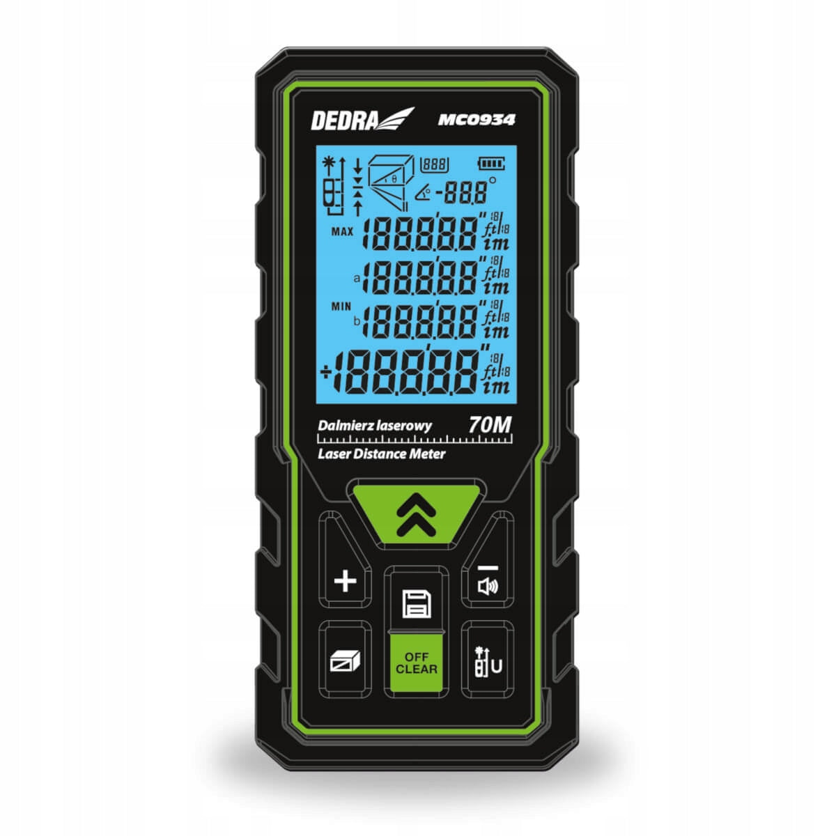 DEDRA MC0934 Laser Rangefinder 70m