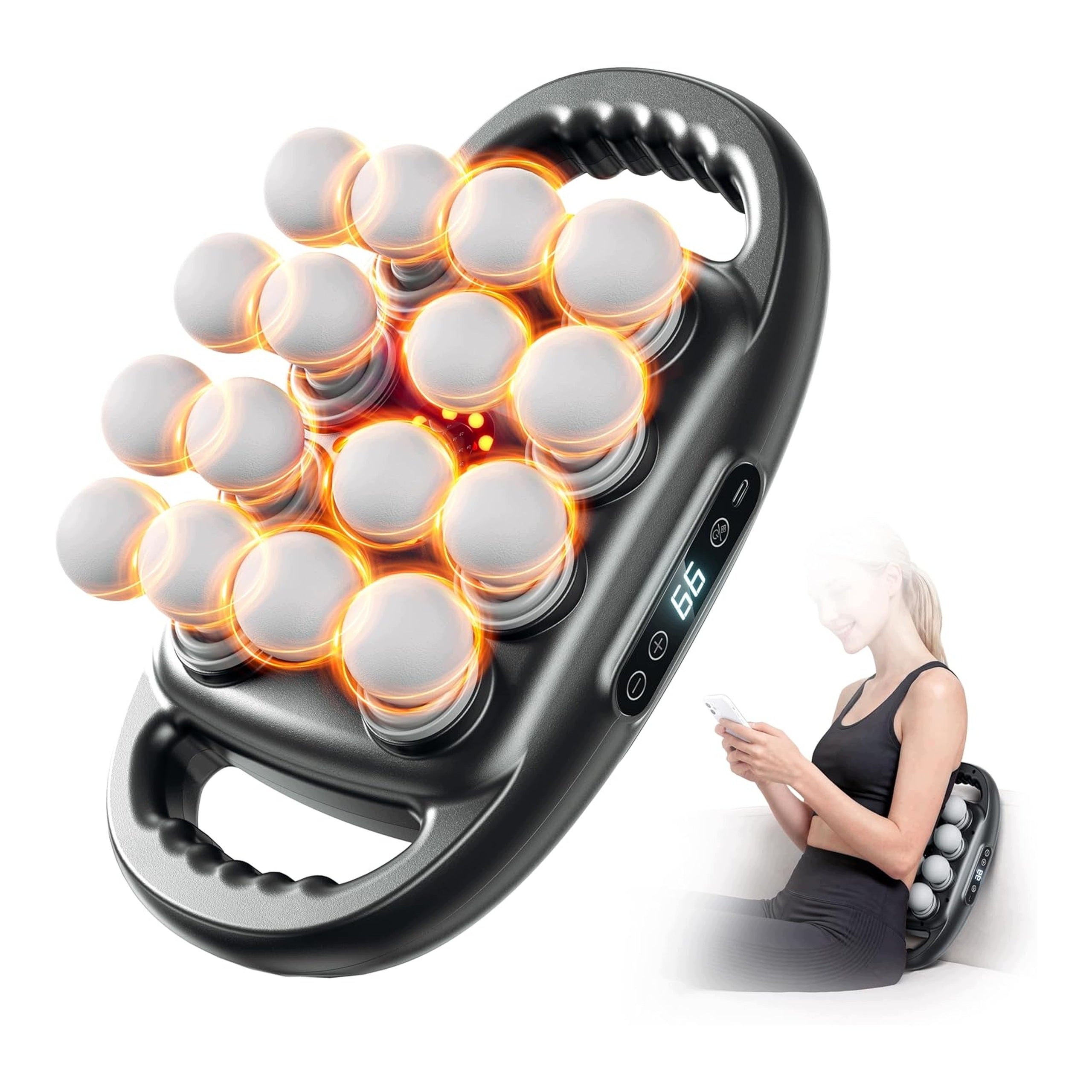 DEEP MASSAGE GUN 16 HEADS 9 MODES