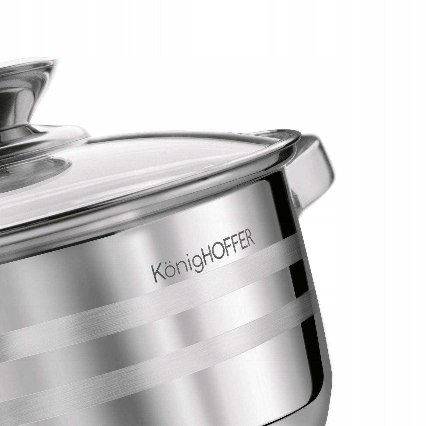DEEP PAN POT SET with LID INDUCTION Konighoffer Soler 10el Number of items in the set 10
