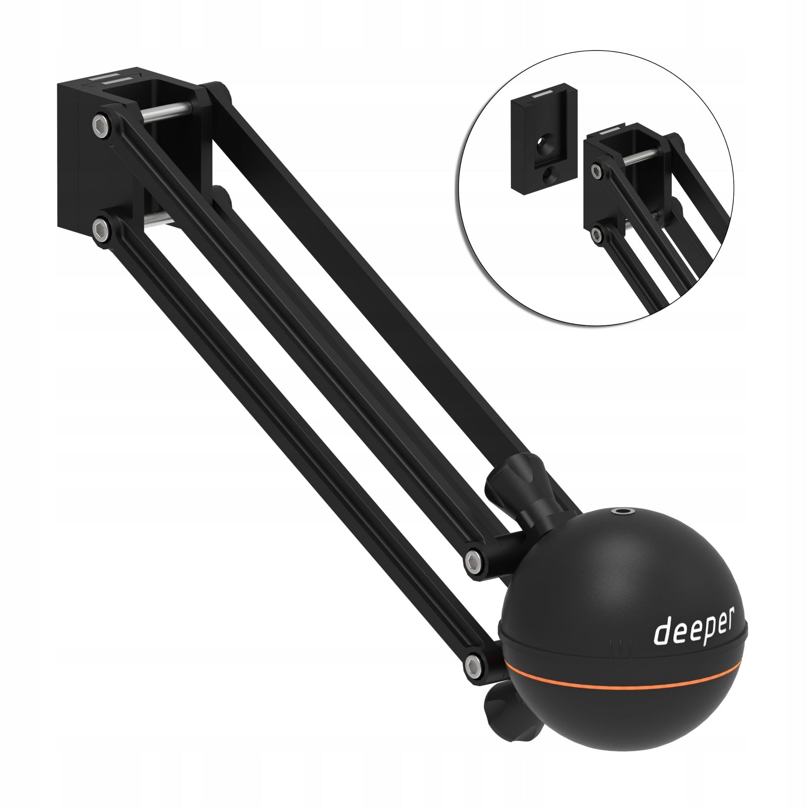 DEEPER HOLDER for Probe Echo Sounders MOVABLE Long PRO CHIRP Fish Finder