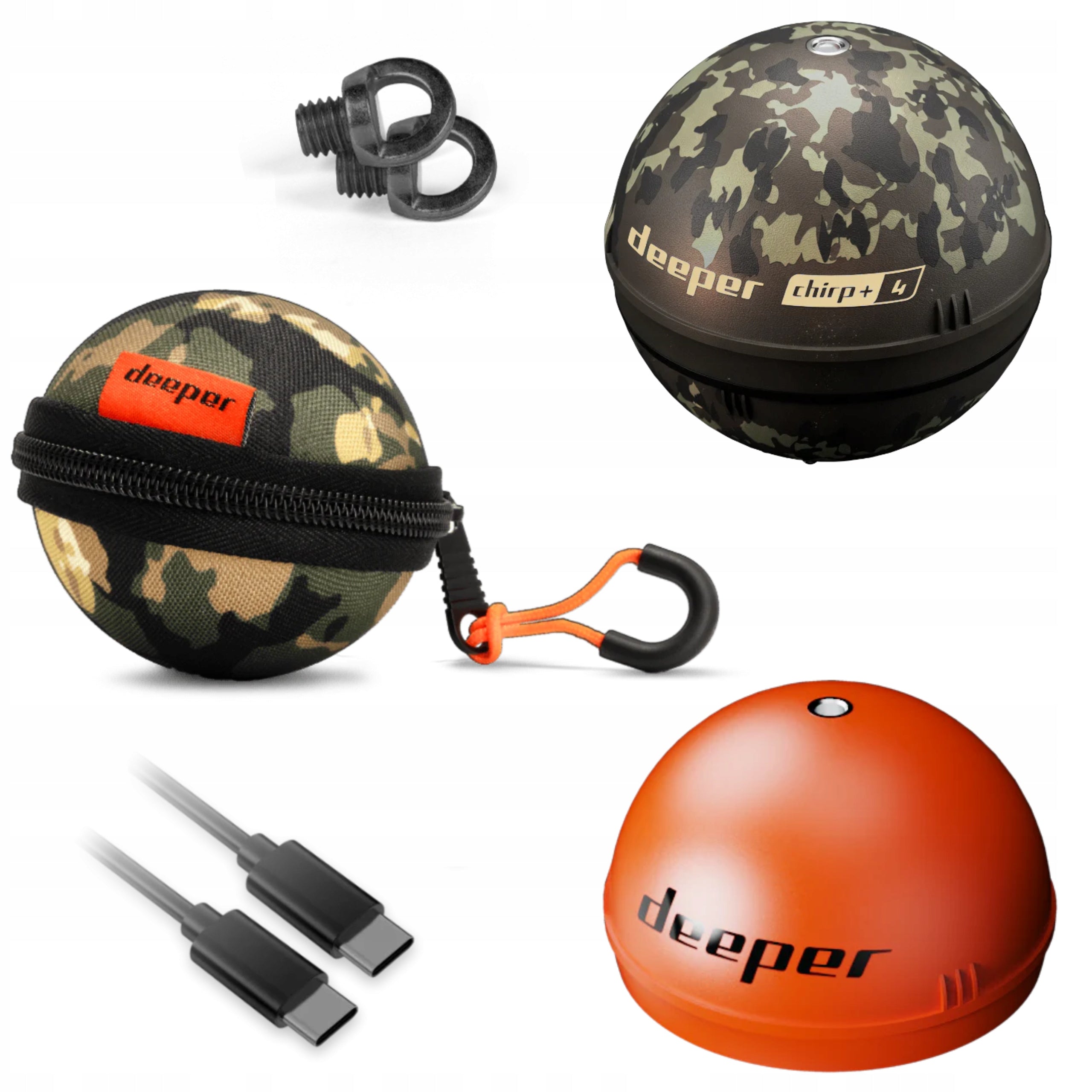 DEEPER SOnar CHIRP+ 4 + GPS - AI-based artificial intelligence Packaging status original