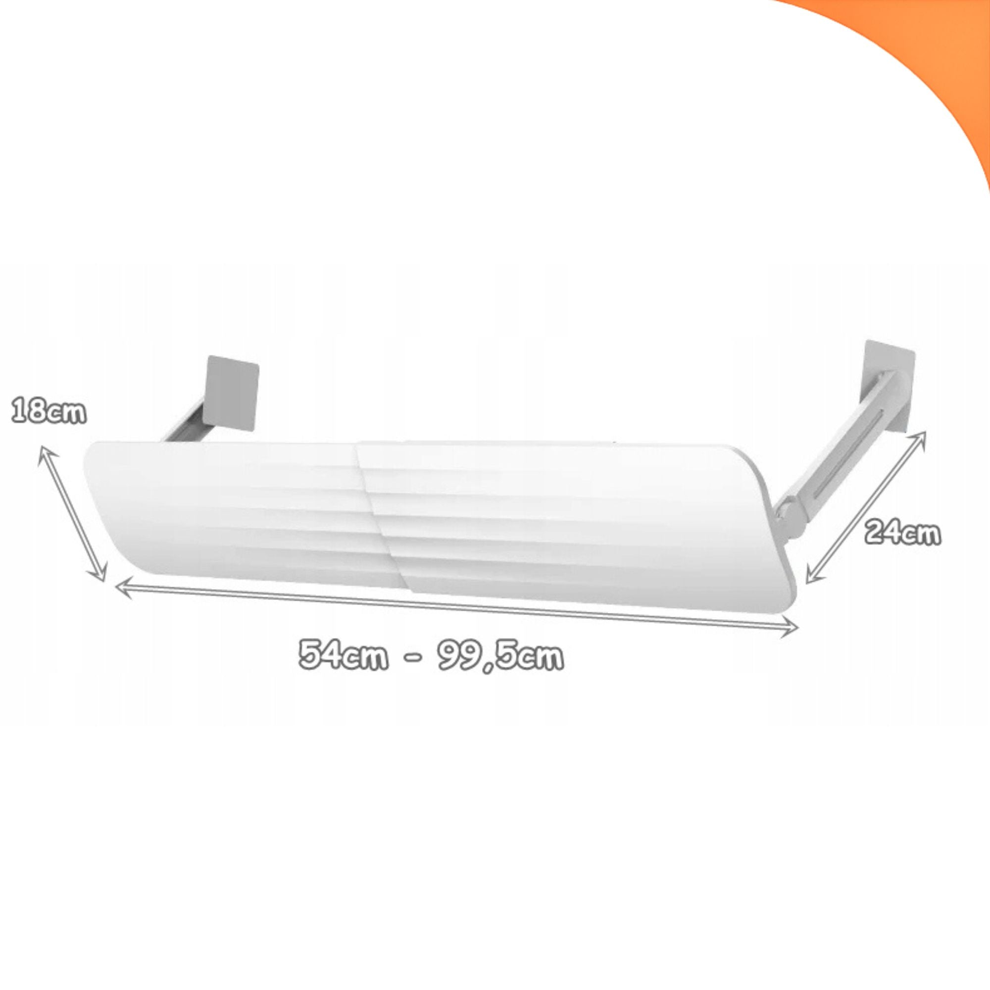 DEFLECTOR FOR AIR CONDITIONING FAIRING ADJUSTABLE AIR SUPPLY COVER UNIVERSAL Type not specified