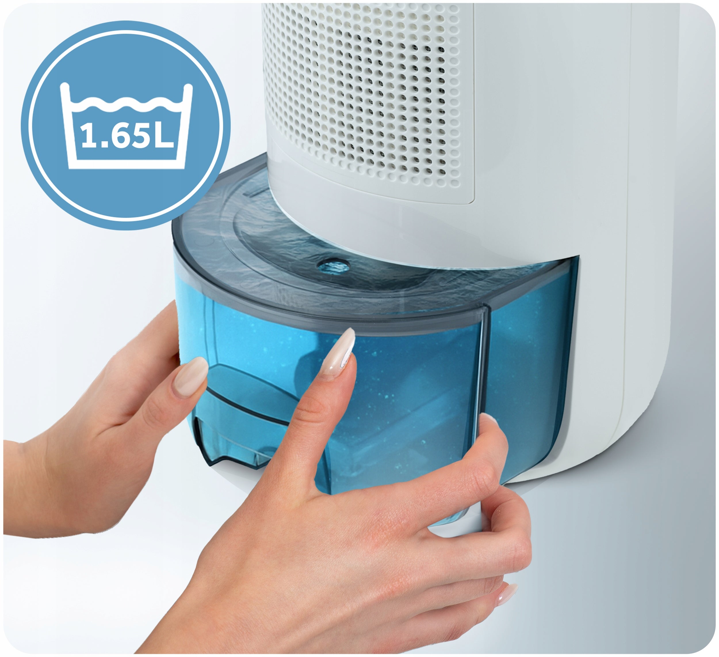 DEHUMIDIFIER MOISTURE ABSORBER 60W QUIET 34dB TIMER LED Berdsen Dominant color white