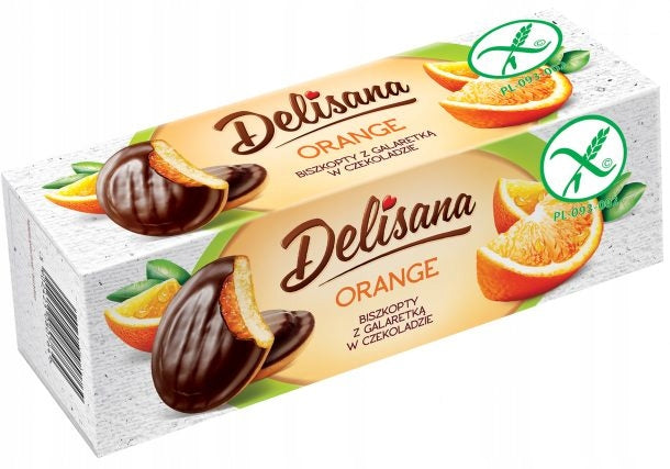 DELISANA delicacies Gluten-free biscuits with orange jelly 150g Manufacturer code BEZGLUTEN