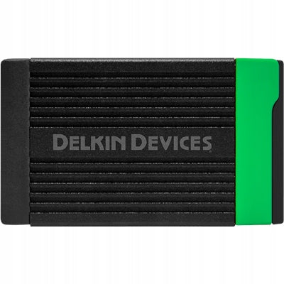 DELKIN CARDREADER CFEXPRESS ALUMINUM USB 3.2 with cables included