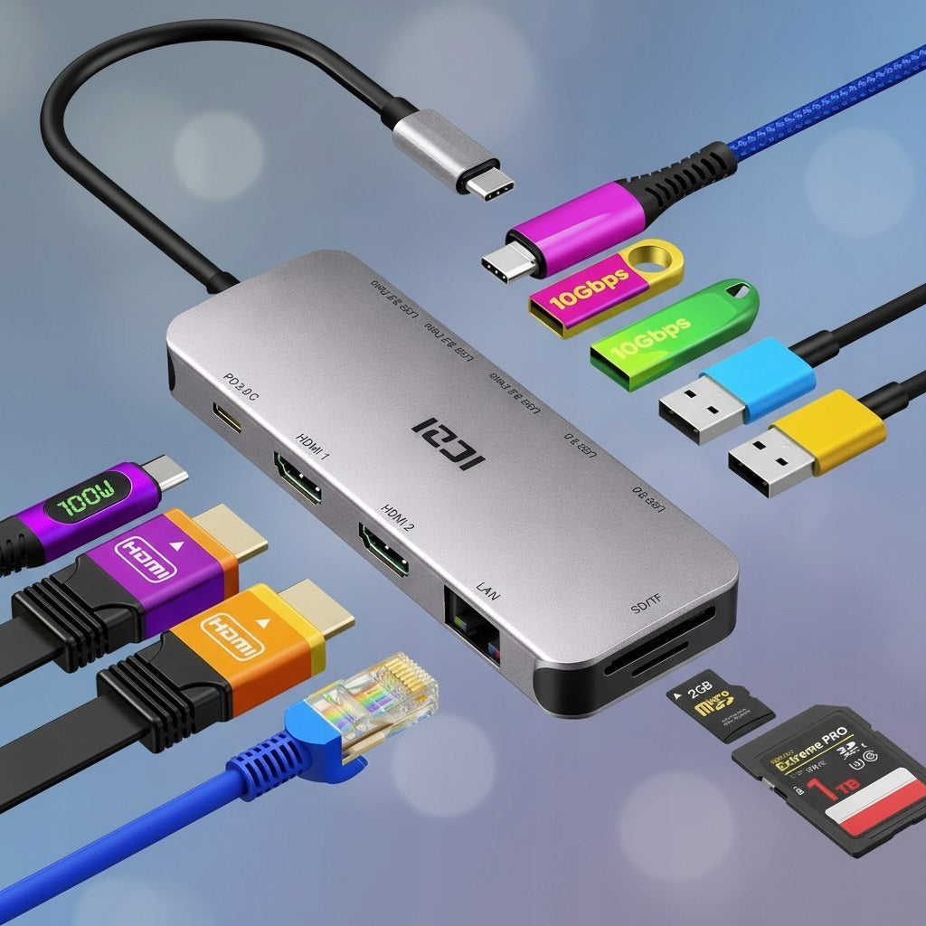 DELL LAPTOP DOCKING BASE STATION WITH CHARGING FUNCTION CHARGES USB-C Packaging status original