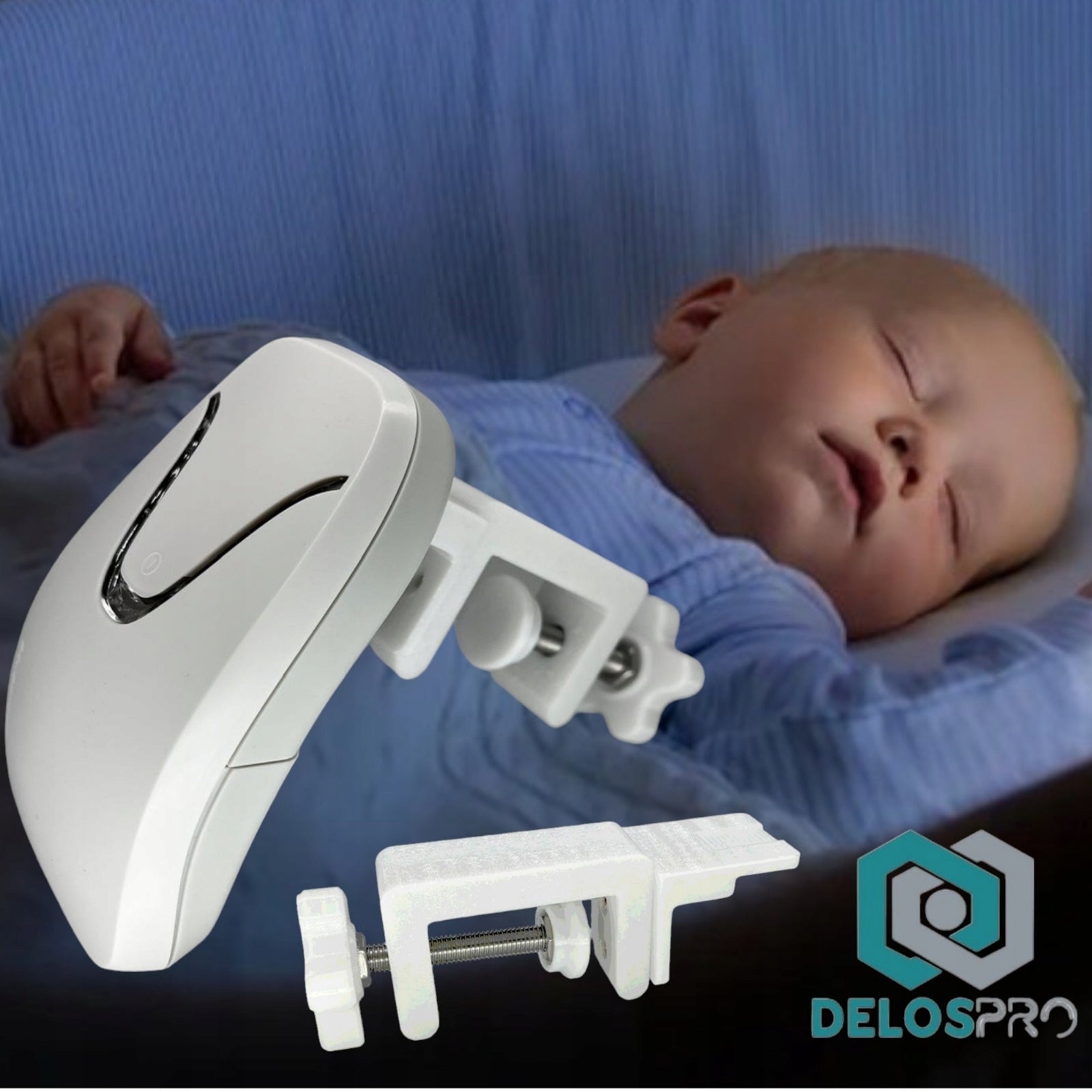 DELOSPRO NON-INVASIVE HOLDER FOR Babysense 7 Breath Monitor Brand Delospro