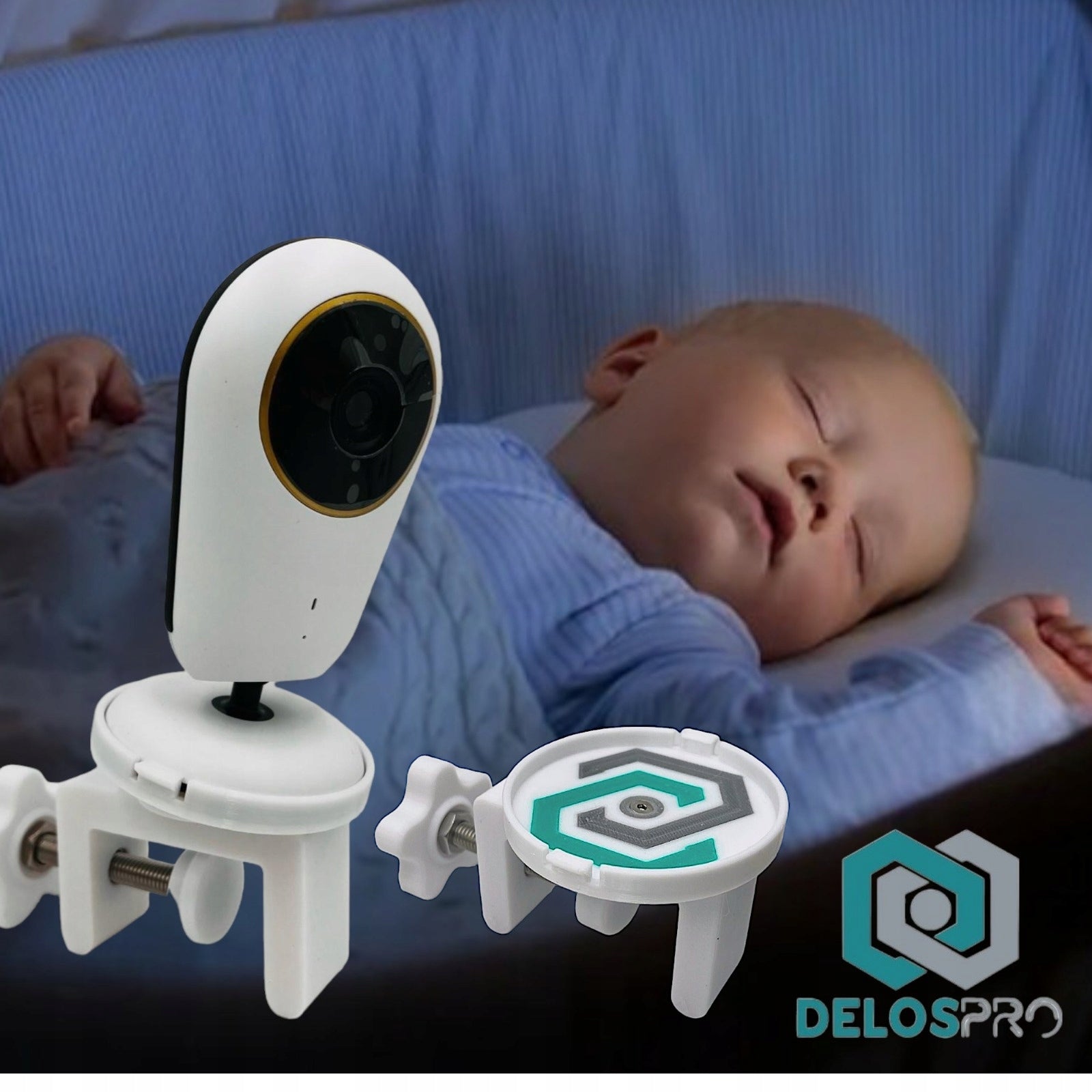 DELOSPRO NON-INVASIVE HORIZONTAL MOUNT FOR NENO VERA V2 CAMERA Batteries included no