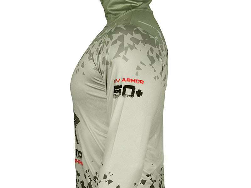 DELPHIN UV ARMOR 50+ PREDATOR L +10 HOODIE FOR STYLE! Model UV ARMOR 50+ PREDATOR