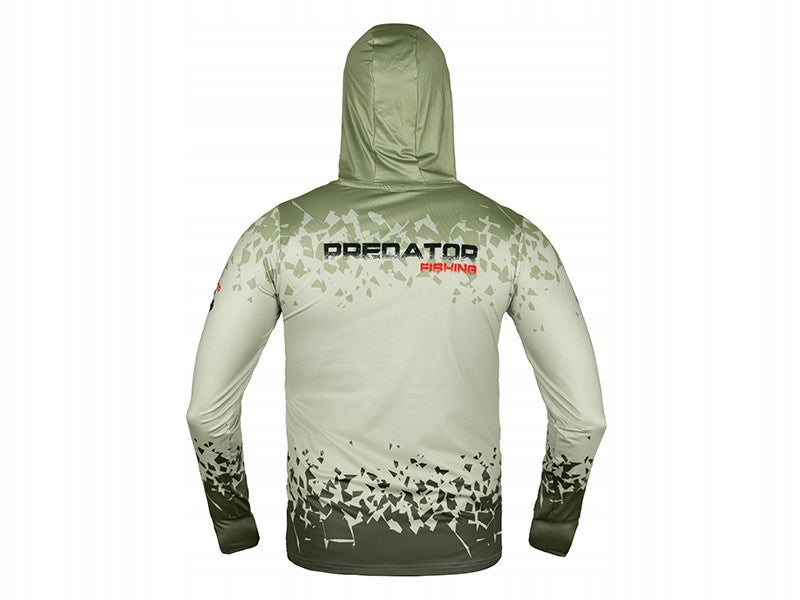 DELPHIN UV ARMOR 50+ PREDATOR L +10 HOODIE FOR STYLE! Size L