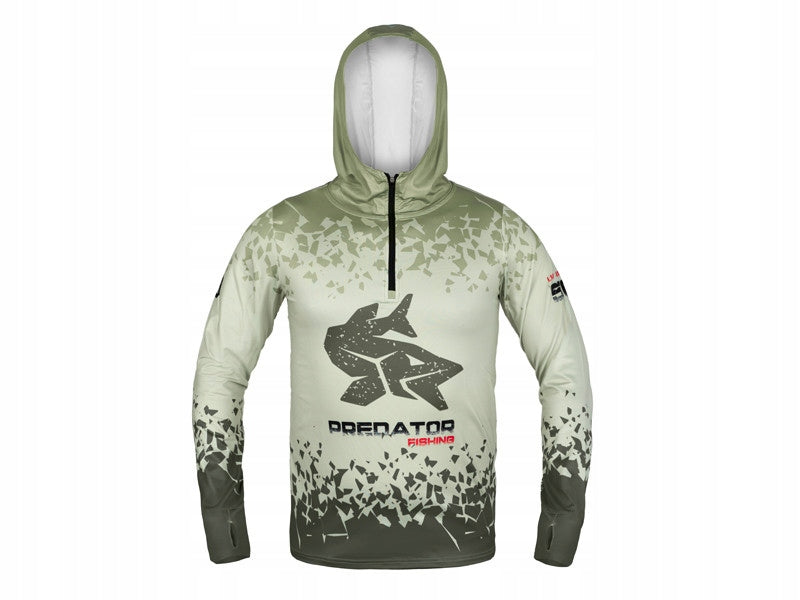 DELPHIN UV ARMOR 50+ PREDATOR L +10 HOODIE FOR STYLE!