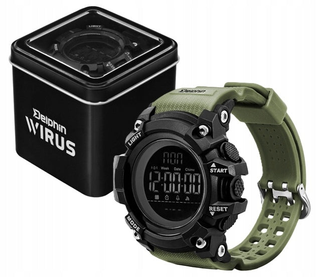 DELPHIN VIRUS Digital Fishing Outdoor Watch