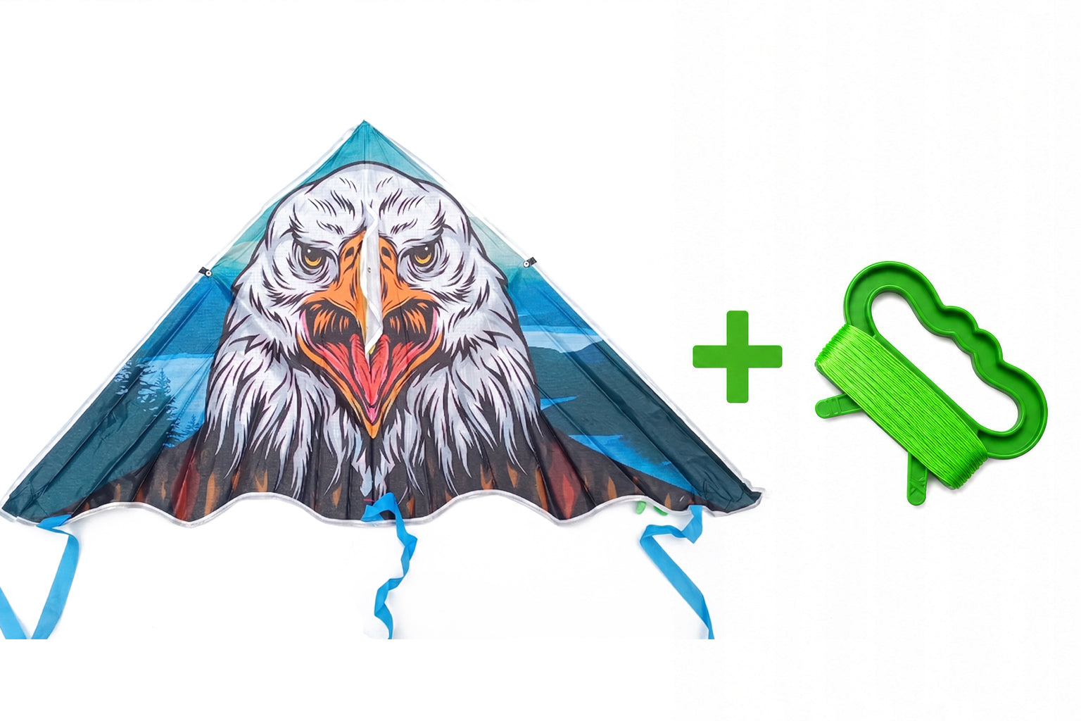 DELTA XXL KITE – COLORFUL KITE + ROPE AND RIBBONS INCLUDED Manufacturer code 786206