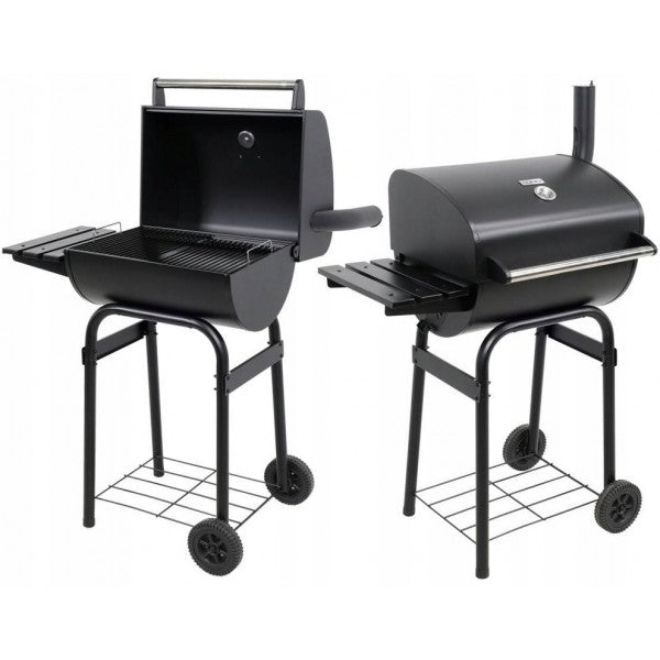 DELUX GARDEN CHARCOAL GRILL WITH CHIMNEY 47x35,5