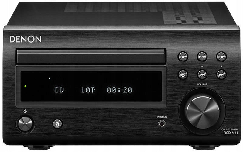 DENON RCD-M41 Receiver with CD FM Radio Stereo Black Stereo